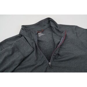 Saxx Peakdaze‎ Half Zip Mens XL Gray Heather Soft Knit Performance Pullover
